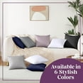 thumbnail image 2 of CIRCLESHOME European Pillow Protectors - 100% Cotton Breathable Pillowcases - 26 X 26 Square Pillowcases - Protects Pillows from Dirt, Dust and Debris (European- 2 Pack- 26x26), 2 of 8