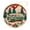 pattern-2, variant on Christmas Ceramic Ornament Camping Vintage Christmas Ornament Keepsake Christmas Camping Christmas Tree Ceramic Ornament Decoration Xmas Gift
