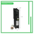 thumbnail image 4 of HOM120CAFIC Homeline 20 Amp Single-Pole CAFCI Circuit Breaker, 4 of 5