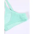 thumbnail image 6 of Women Sheer Mesh Unlined Bra Ultra Thin See Through Lace Trim Bralette, 6 of 6