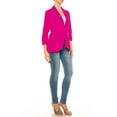 thumbnail image 6 of Women's Versatile Blazer for Work Casual Wear Ruched SleevesSingle Button, 6 of 8