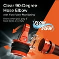 thumbnail image 5 of (2 pack) Camco Rhino RV Sewer Hose Elbow with Drain Lock Adapter for Camping, 1 Pack - Orange (39730), 5 of 9