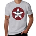 thumbnail image 3 of Punk Rock Star Graphic Tee, Vintage Music Inspired T-Shirt, Retro Band Logo Apparel Gray-style S, 3 of 7