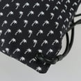 thumbnail image 5 of Pre-Owned Yves Saint Laurent SAINT LAURENT PARIS Saint-Laurent Paris Backpack Daypack 553919 HPQ4E 1070 Canvas Lambskin Black Drawstring Palm Tree Pattern (Good), 5 of 9