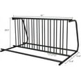 thumbnail image 2 of 10-Bike Commercial Floor Rack, Heavy Duty Powder-Coated Steel Grid Organizer, Freestanding Double-Sided Storage for Garages/Storefronts/Schools, 2 of 7