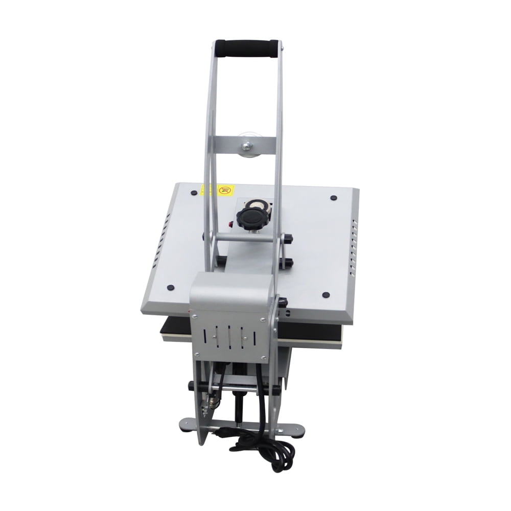 INTBUYING 15x15in Heat Press Machine Magnetic Semi-Automatic Transfer for T-Shirt Puzzle Pad Crafts