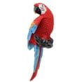 thumbnail image 3 of GROWTH TANK Figurine Réaliste de Perroquet Statue de Collection Décoration Maison Jardin Arbre Rouge, 3 of 8