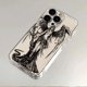 thumbnail image 2 of Funda protectora suave para iPhone, carcasa transparente de Ángel negro, Death demon, 15, 14, 13, 12, 11, 14 Pro Max, XR, XS, 7, 8 Plus, SE, X, 2 of 5