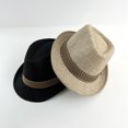 thumbnail image 3 of Sombrero de paja de Jazz para bebé, gorra Simple para niño y niña de 2 a 6 años, estilo europeo y americano, 3 of 5