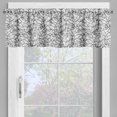 thumbnail image 2 of Ambesonne Black and White Window Valance, Sea Storm Waves, 54" X 18", Black White, 2 of 5