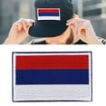 thumbnail image 4 of Parche de Bandera de Países Europeos, Poliéster, Mano de Obra Exquisita, Insignia de Bucle de Gancho, Parche Bordado, Hermoso Parche de Bandera de Uso Versátil para Sombreros,, 4 of 7
