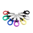 thumbnail image 4 of Car Style Racing Tow Trailer Hooks Front Rear Towing Bars Billet Aluminum Black Red Gold Green Blue ,Dependable Strength, 4 of 6