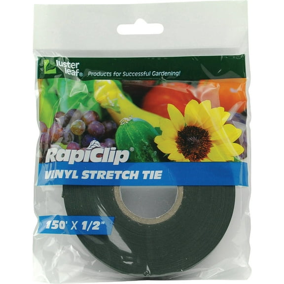 Rapiclip 1/2 In. W. x 150 Ft. L. Heavy-Duty Vinyl Stretch Tie 844