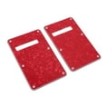thumbnail image 3 of Guitar Cavity Cover, Instrument Accessory Electric Guitar Backplate 2Pcs Standard Design  For Replacement Red, 3 of 8