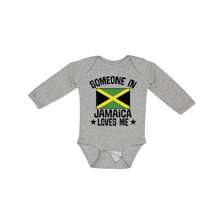 

Inktastic Jamaican Vacation Someone in Jamaica Loves Me Boys or Girls Long Sleeve Baby Bodysuit