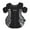 Black, variant on MacGregor 1298437 Varsity Chest Protector, Black