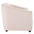 thumbnail image 2 of Announce Performance Velvet Channel Tufted Loveseat-EEI-5054, 2 of 3