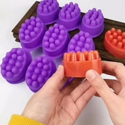 Silicone Massage Bar Soap Molds Food Grade Silicone Molds BPA Free Soap Making