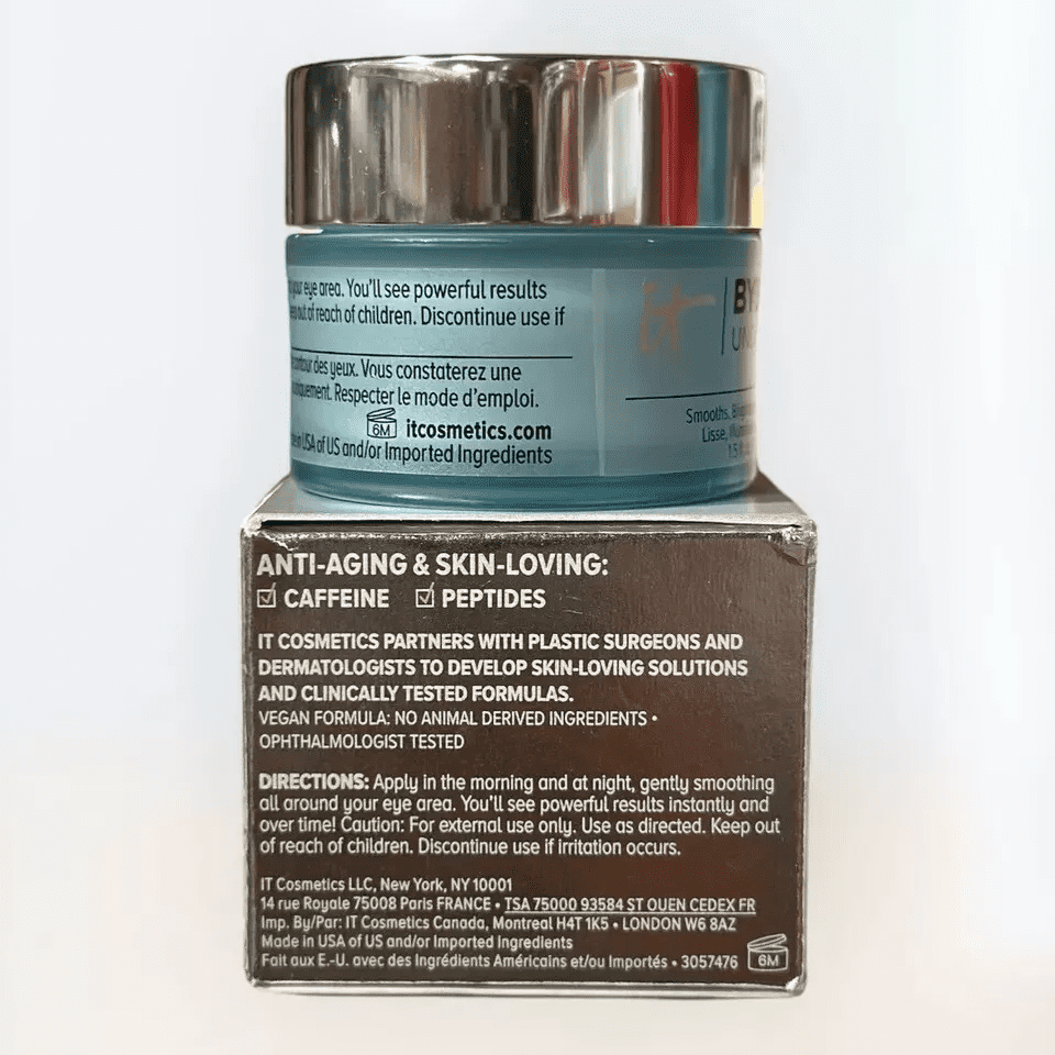 IT Cosmetics Bye Bye Under Eye, Eye Cream 0.5oz