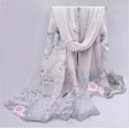 thumbnail image 1 of EYIIYE Foulard Femme à Imprimé Floral Respirante en Chiffon, 1 of 6