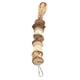 thumbnail image 3 of Juguete Para Masticar Loros Y Pájaros, Bolas De Ratán De Madera Natural, Nueces, Juguete Para Morder Pájaros Con Gancho De Acero Inoxidable, 3 of 7