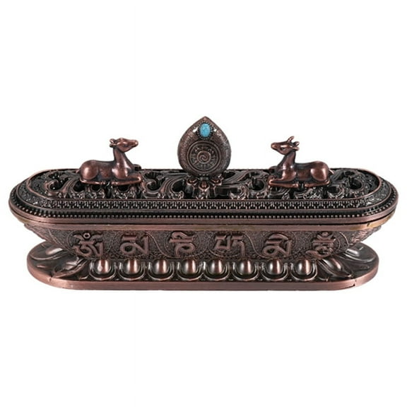 Tibet Incense Burner Antique Handmade Incense Stick Holder Teahouse Home Office Decoration Crafts Ornaments 3