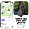 thumbnail image 2 of Life360 Tile Starter Pack – 1 Mate & 1 Slim Bluetooth Trackers for Keys, Wallets, Phones – iOS & Android (Black), 2 of 7