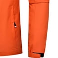 thumbnail image 3 of Mens Outerwear Jackets Thin Outdoor Windproof Mountaineering Hardshell Layer Mens Workout Jacket,Orange,5XL, 3 of 4