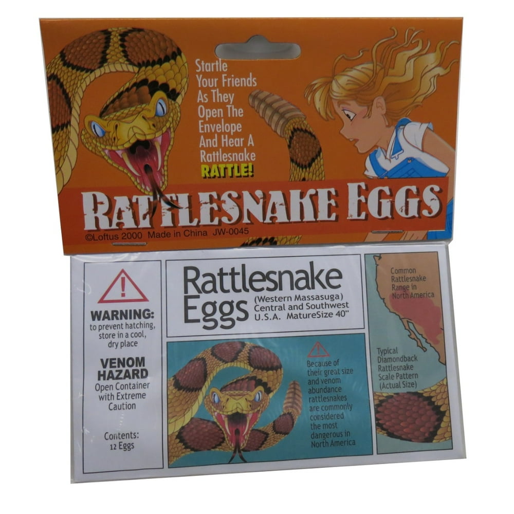 Rattlesnake Eggs Gag - Startle Your Friends - Walmart.com - Walmart.com