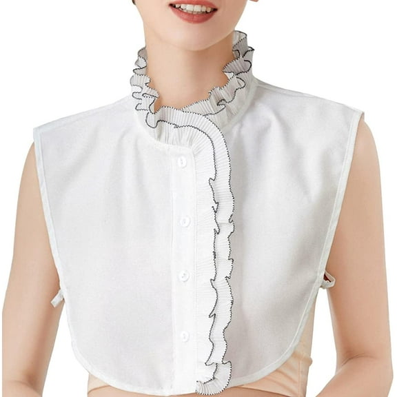 Dickey Collar Detachable Half Collar Shirt for Women and Girls