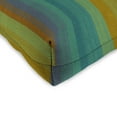 thumbnail image 3 of Jordan Manufacturing Sunbrella 18" x 18" Astoria Lagoon Multicolor Stripe Square Tufted Contoured Outdoor Wicker Seat Cushion (2 Pack), 3 of 11