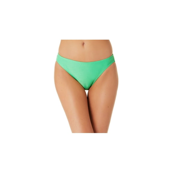 Juniors' Metallic Shine Hipster Bikini Bottoms Mint S