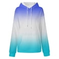 thumbnail image 3 of Dyfzdhu Hoodies for Women Plus Size Hooded Sweatshirt Long Sleeve Drawstring Loose With Pockets, 3 of 4