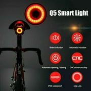 ROCKBROS Bicycle Taillight Smart Brake Sense USB Light Auto Start＆Stop LED Light