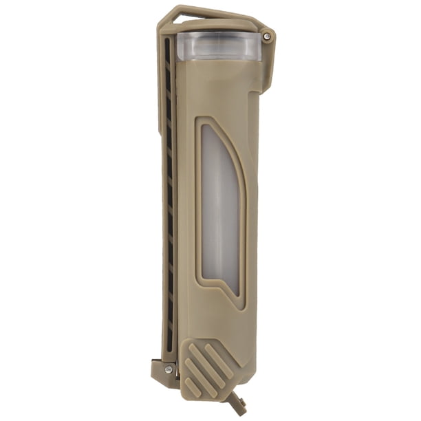 Caja de almacenamiento de batería Estuche Mag de doble orificio Airsoft para CR123 / AAA / AA (Tan) JShteea Para Estrenar