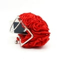 thumbnail image 5 of Bolso de noche de satén con flores para mujer, bolsos de boda, regalo para mamá, bolsos de moda para novia en fiesta de noche, rojo BANYUO  Electrónica, 5 of 5