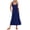 Navy, variant on Interview Dress Work Pleated Breathable Regular Fit Casual Dress Summer 2026 Sleeveless V Neck Dress for Women with Pockets Vacation for Going Out and Party Black XXL