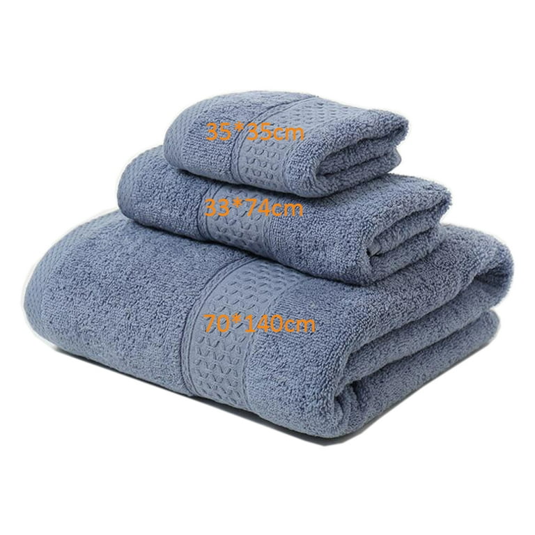 JARITTO Bathroom Towels Bale Set 3-Pieces 100% Cotton Bathroom