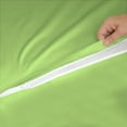 thumbnail image 6 of DNG Creations 6 Piece Zipper Sheet Set - Include (1 Fitted Sheet Base, 2 Base Sheet has Zipper, 1 Flat Sheet And 2 Pillowcase) 12 Inch Deep Pocket ( Solid Sage / Full ), 6 of 7