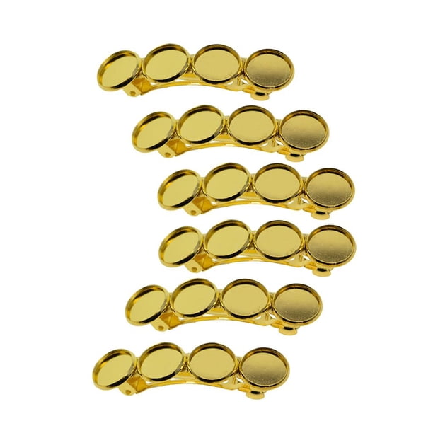 Pinzas para el cabello Sunnimix estilo Vintage 6 piezas dorado
