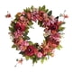 thumbnail image 2 of Guirnalda de puerta Colcomx flores de peonía artificial Otoño Rojo 42cm, 2 of 8
