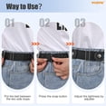 thumbnail image 6 of WHIPPY No Buckle Belts for Men Women Invisible Elastic Belt Adjustable Stretch Belt for Jeans Pants, 6 of 7