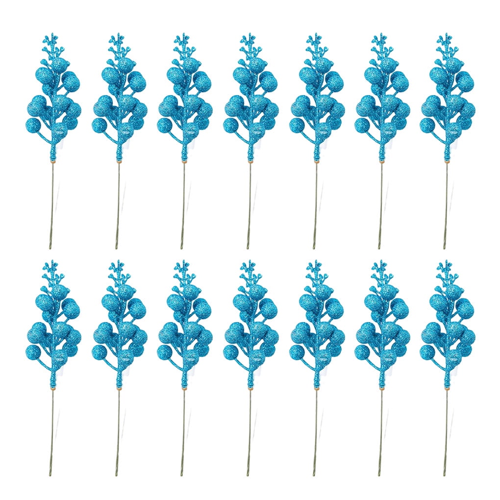 TureClos 14 Pieces Christmas Tree Flower Decoration Craft Wedding