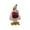 White, variant on Funny Chicken with Heart Resin Figurine, Cute Animal Rooster Statue for Home and Courtyard Decor, Whimsical Kitchen Tabletop Accent, Resin Craft that Adds Charm to Indoor Outdoor Spaces, 4*3in, White