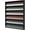 Black, variant on YANGLI 6-Tier Nail Polish Wall Rack, Acrylic Baffle Design, Salon Display Organizer, Fully Assembled, Black