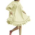 thumbnail image 1 of Robe Japonaise Élégante pour Femmes à Manches Longues, Robe de Cour Anime, Jupe Fluide, Tenue de Fête Formelle, 1 of 5