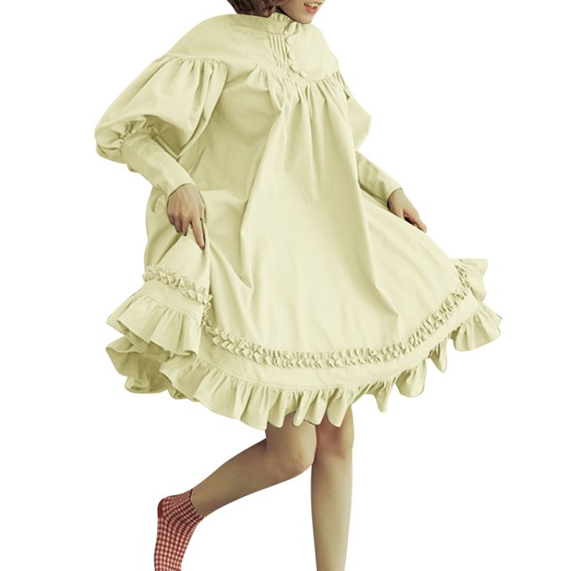Robe Japonaise Élégante pour Femmes à Manches Longues, Robe de Cour Anime, Jupe Fluide, Tenue de Fête Formelle