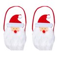 thumbnail image 2 of Yuarrent Regalo de Navidad Bolsas de regalo Elementos Bolsas de almacenamiento resistentes al desgarro Colgantes de galletas para bocadillos Bolsa de Kits de decoración para fiestas Papá Noel/2 uds. Yuarrent HA068921-02, 2 of 6
