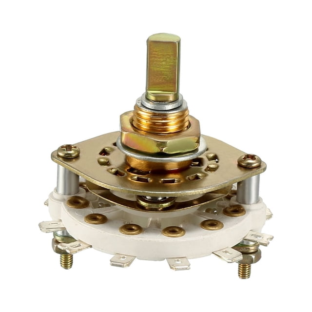 Selector de interruptor rotativo de banda de 3P3T 3 polos 3 lanzamientos 1 deck