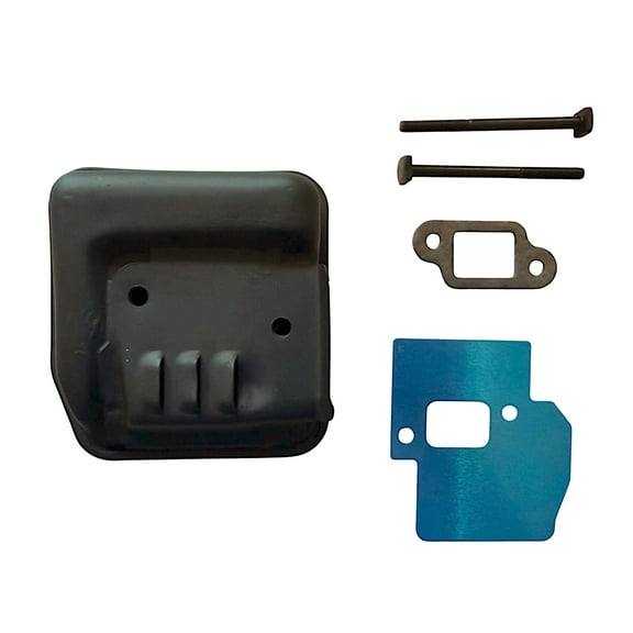 1123 140 0606 Exhaust Muffler Kit For Stihl 021 023 025 MS210 MS230 MS250 Chainsaws (Muffler, Gasket, Cooling Plate, 2x Bolts) Replacement for Part # 11231400606 Brand: ProPart
